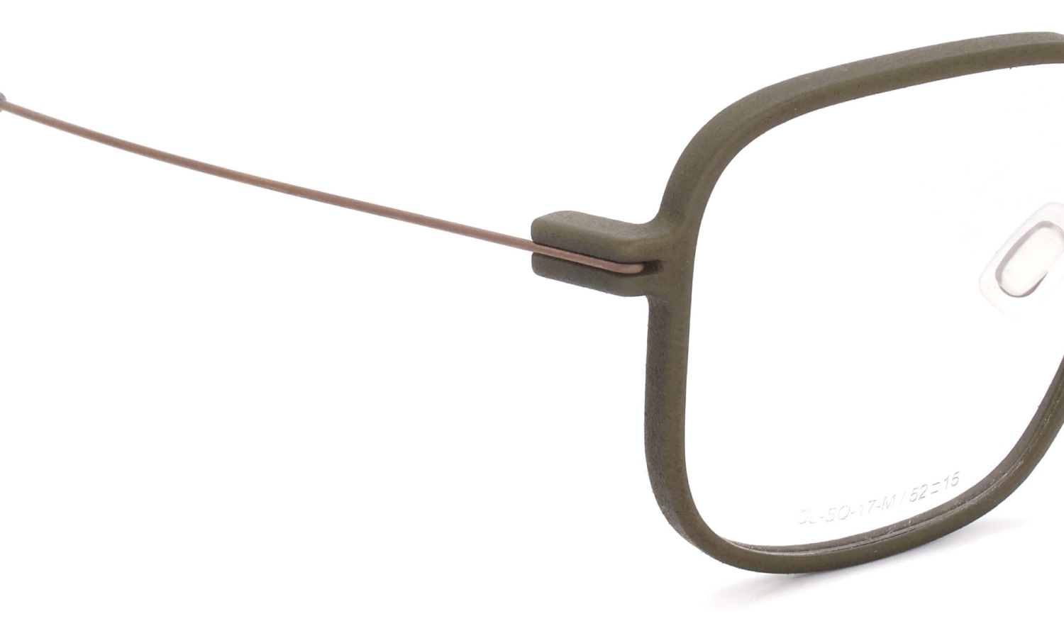 Annu メガネ通販 Square 17 M UMB-Float/Bronze