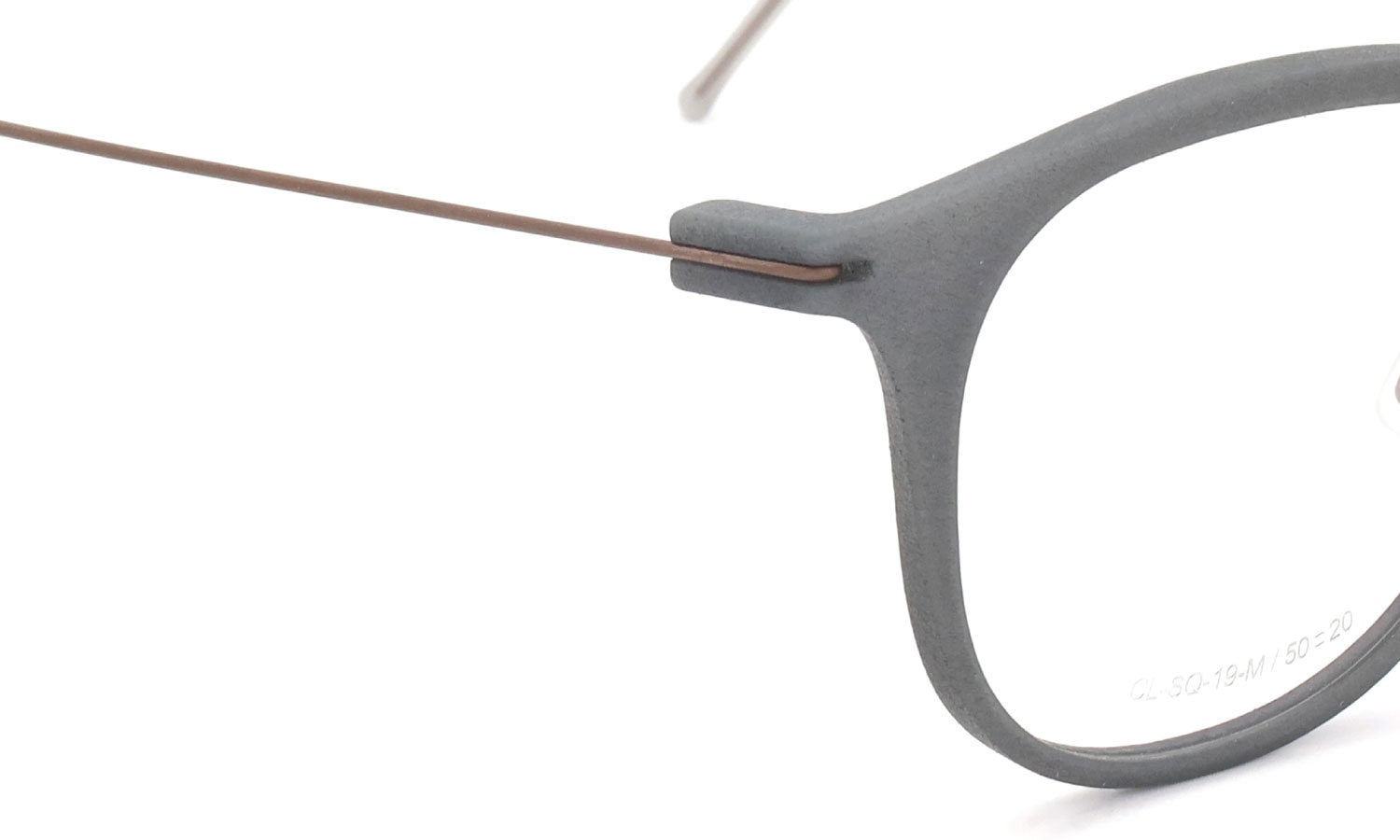 Annu メガネ通販 Square 19 M CHA-Float/Bronze