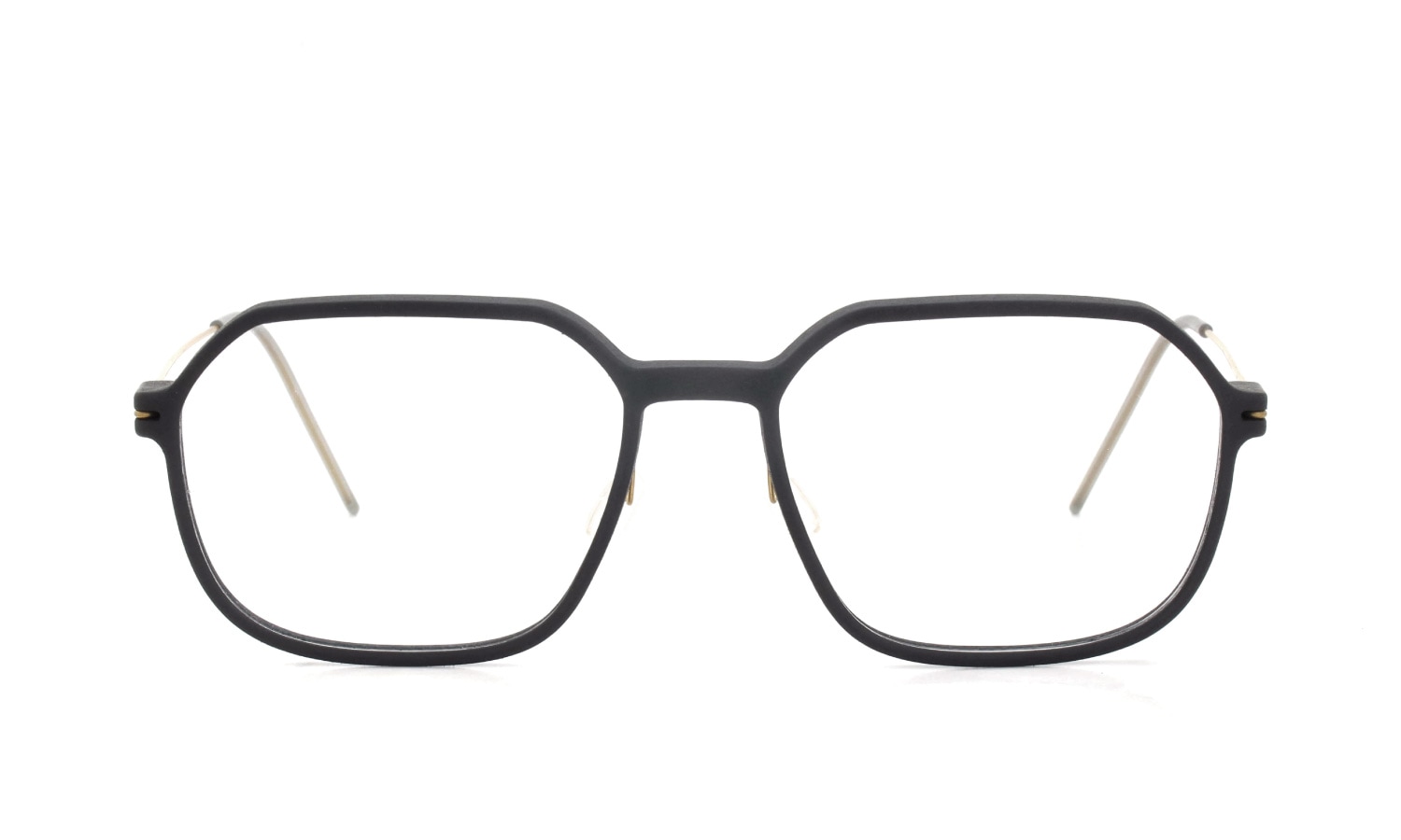 Annu メガネ通販 Square 26 M BLK-Float/Gold