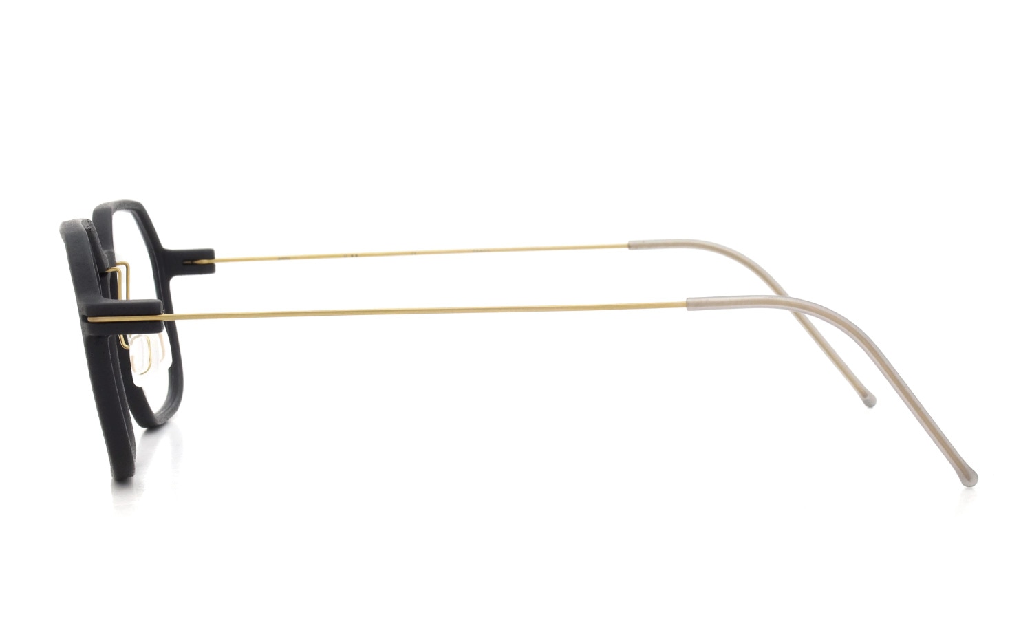 Annu メガネ通販 Square 26 M BLK-Float/Gold