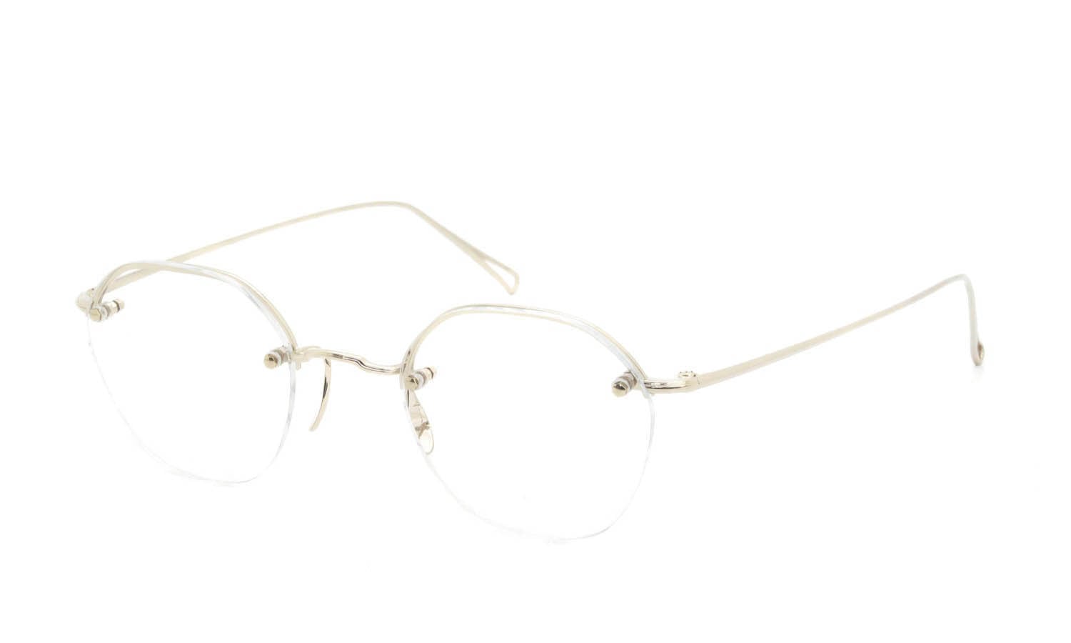 ayame 縁無しメガネ通販 HEX RW col.CG