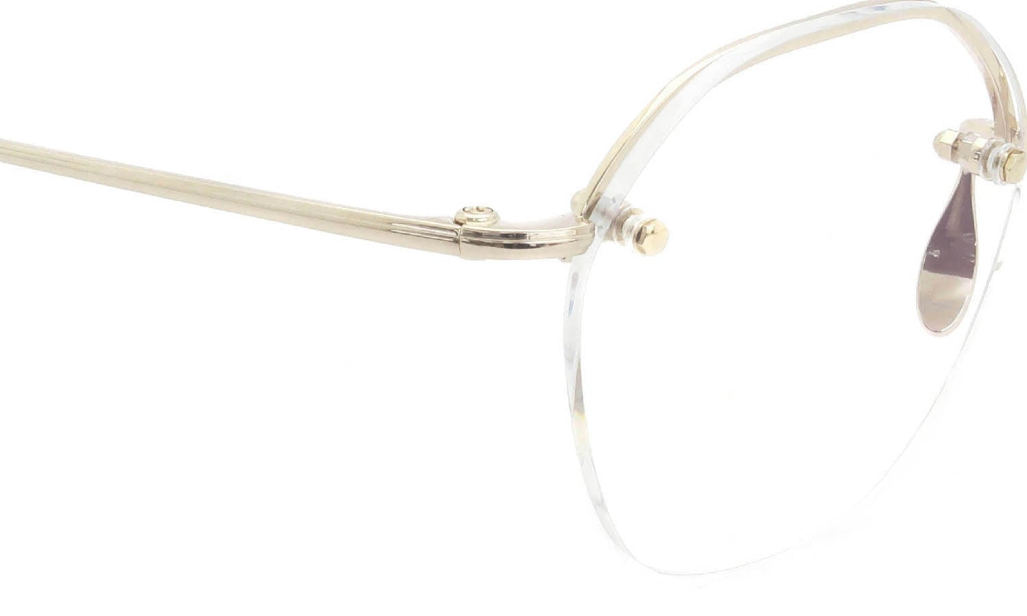 ayame 縁無しメガネ通販 HEX RW col.CG