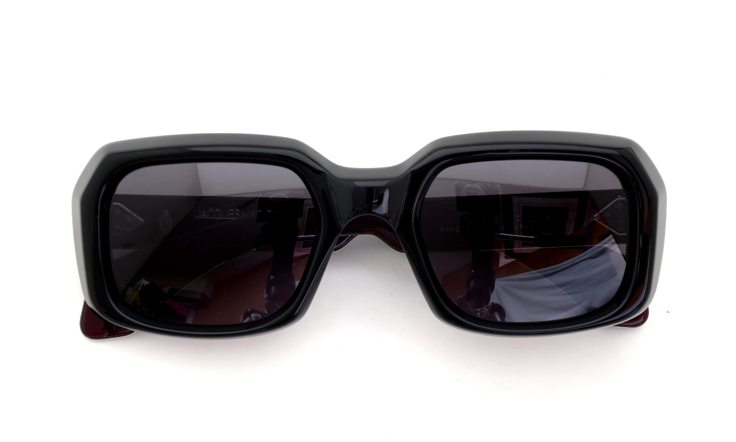 JACQUESMARIEMAGE サングラス通販 ALDO col.Bloodstone /Jet JMMLD-6P 折りたたみ正面