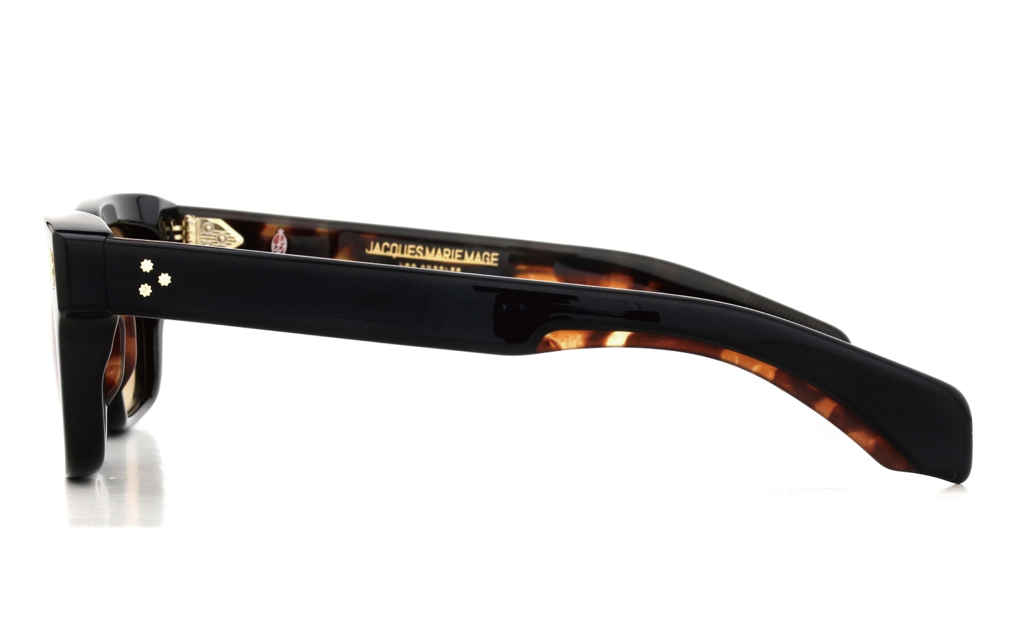 JACQUESMARIEMAGE サングラス MOLINO col.Noir-15 /Brass Gradient JMMML-15A 側面