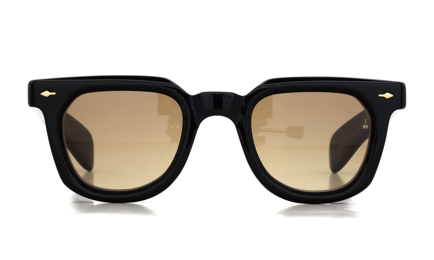 JACQUESMARIEMAGE サングラス VENDOME Noir-15 /Brass Gradient 正面